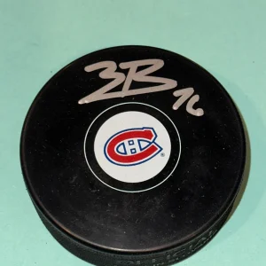 ZACK BOLDUC Signed Montreal CANADIENS Puck Beckett (BAS)