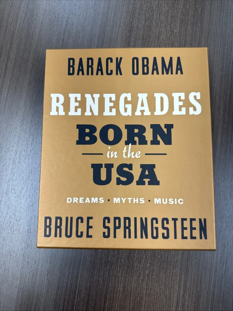 Bruce Springsteen/Barack Obama Renegades Deluxe Edition Book