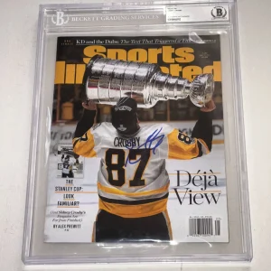 SIDNEY CROSBY Signed 6/19/17 SPORTS ILLUSTRATED Encapsulated BAS (No Label)