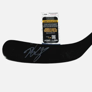 Beckett Sennecke Signed Anaheim Ducks Stick JSA COA