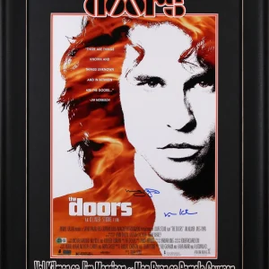 Val Kilmer & Meg Ryan The Doors Authentic Signed Framed 16x24 Photo BAS