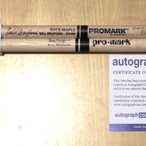Bill Bruford or King Crimson-YES Signed Autographed Drum Sticks ACOA