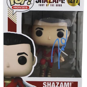 Zachary Levi Authentic Signed Shazam! #1277 Funko Pop Vinyl Figure BAS #BQ57800