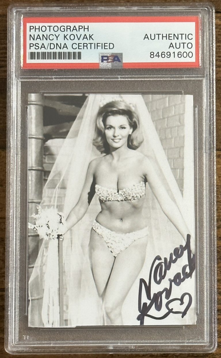 NANCY KOVAK SIGNED PHOTOGRAPH AUTOGRAPH PSA DNA CERTIFIED BIKINI PICTURE MODEL