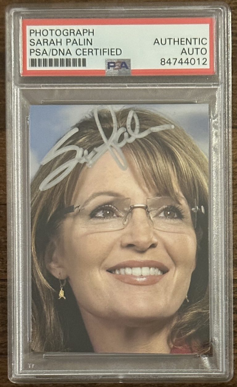 GOV. SARAH PALIN SIGNED PSA DNA CERTIFIED PHOTOGRAPH PICTURE AUTOGRAPH VP ?!?