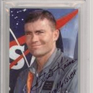 FRED HAISE APOLLO 13 ASTRONAUT PHOTOGRAPH PSA DNA COA SIGNED AUTOGRAPH NASA