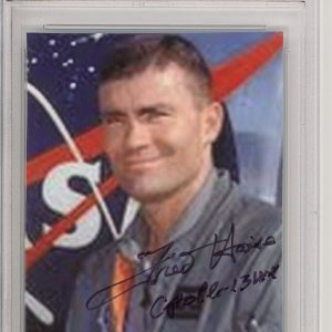 FRED HAISE APOLLO 13 ASTRONAUT SIGNED PHOTOGRAPH PSA DNA COA AUTOGRAPHED NASA