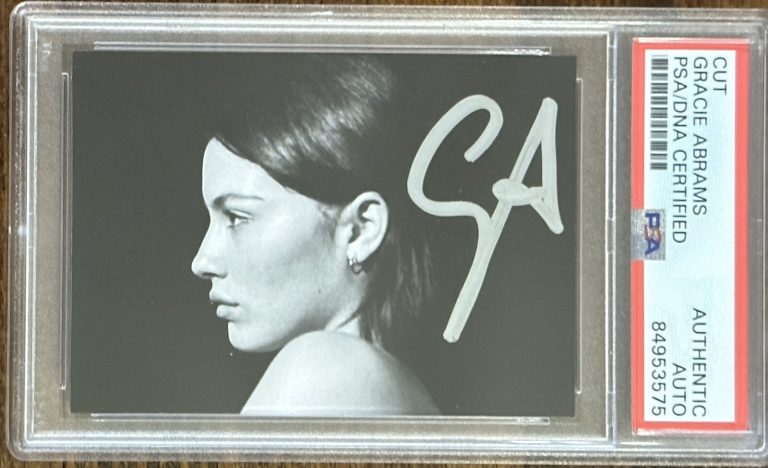 Gracie Abrams Signed Photograph Picture Autographed PSA DNA COA Swift Eras Tour