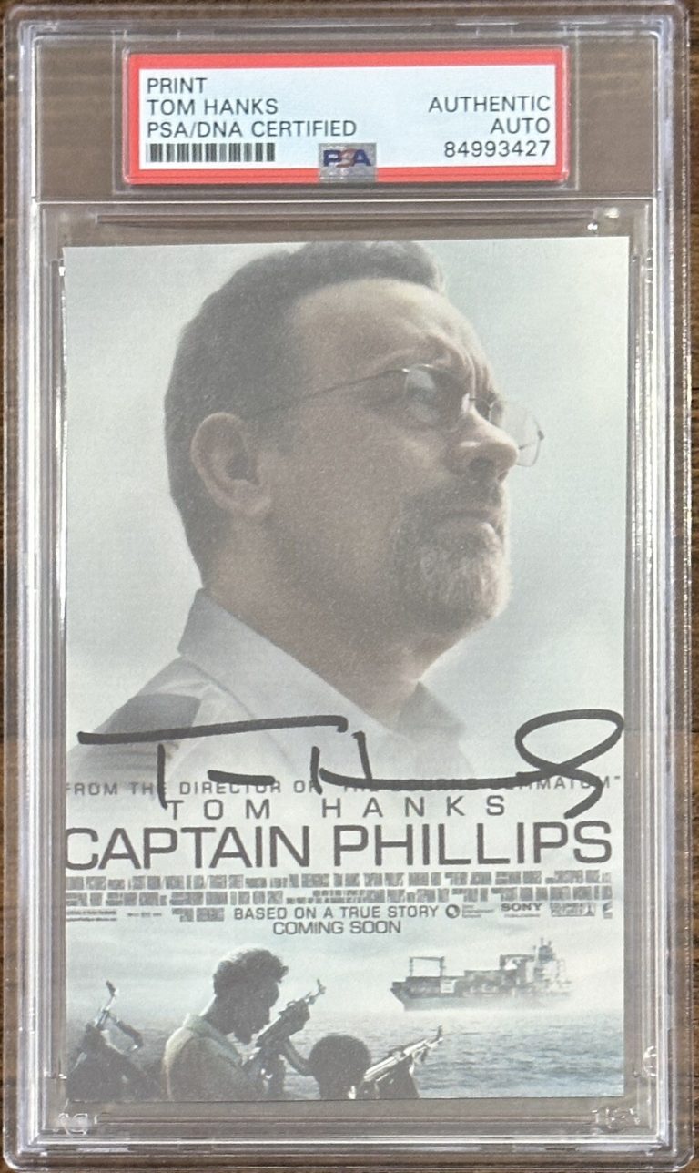 Tom Hanks SIGNED Captain Phillips Photograph Picture Print PSA DNA COA Autograph