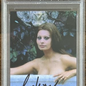 SOPHIA LOREN AUTOGRAPH PICTURE PSA DNA CERTIFIED SIGNED SEXY BATHTUB PHOTOGRAPH