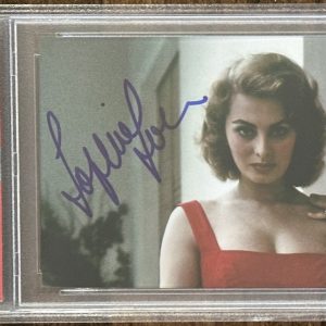 SOPHIA LOREN AUTOGRAPH PICTURE PSA DNA COA SIGNED SEXY SUPER MODEL PHOTOGRAPH