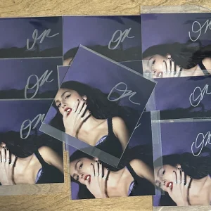 Olivia Rodrigo - GUTS - CD & SIGNED 5” Art Card Photograph Autographed Picture