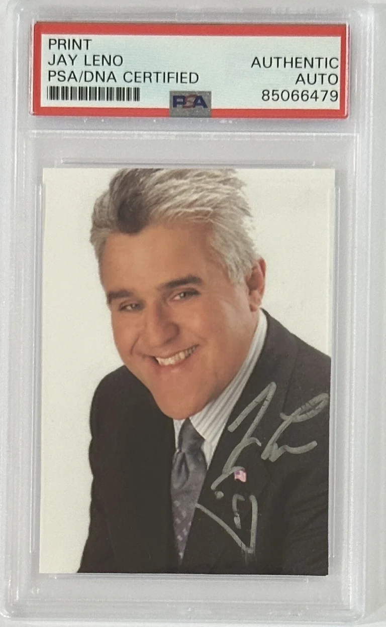 Jay Leno Signed The Tonight Show Photograph Autograph PSA DNA Certified Picture