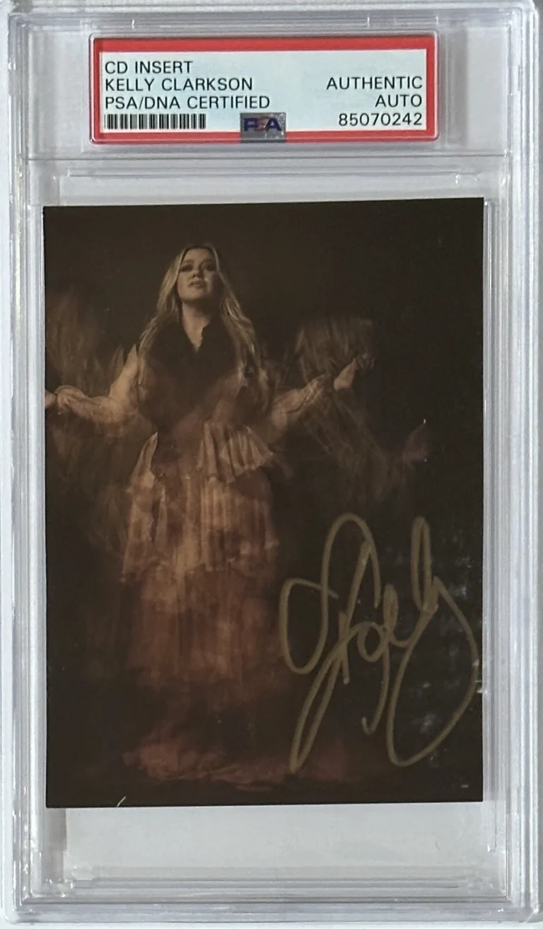 KELLY CLARKSON SIGNED CHEMISTRY CD COVER PHOTOGRAPH PSA DNA COA AUTOGRAPHED