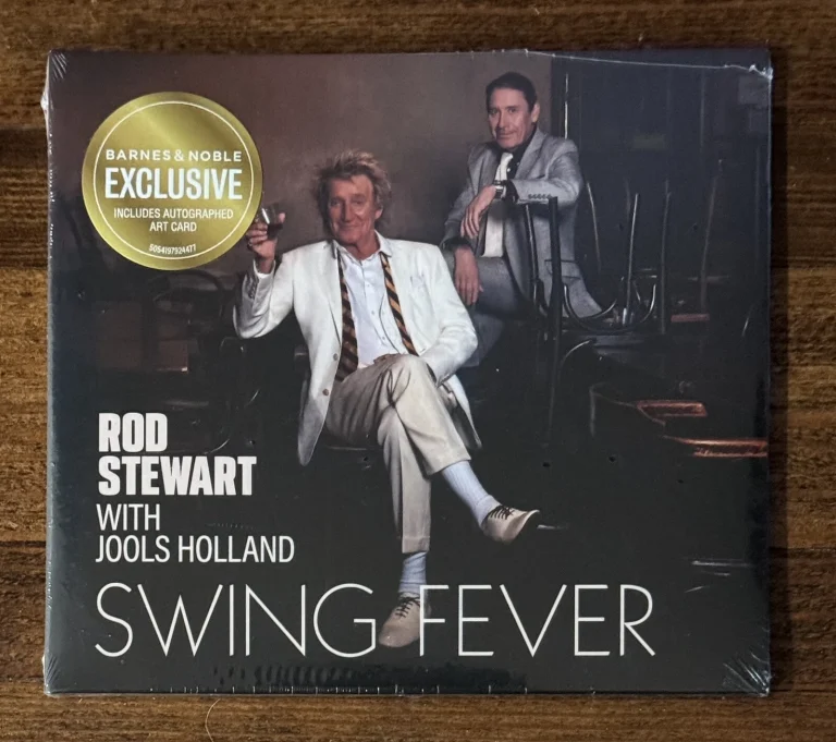 Rod Stewart Swing Fever CD & Exclusive Autographed Art Card Photograph IN HAND