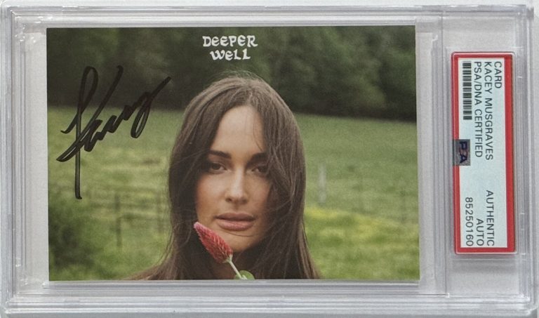 KACEY MUSGRAVES SIGNED DEEPER WELL PHOTOGRAPH PICTURE PSA DNA COA AUTOGRAPH