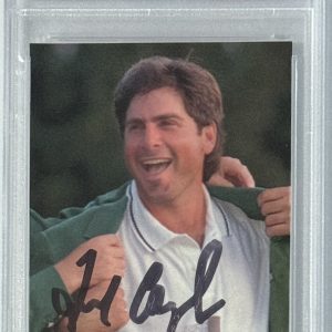 FRED COUPLES SIGNED MASTERS GREEN JACKET CHAMP PHOTOGRAPH PSA DNA COA AUTOGRAPH
