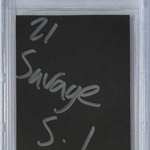 SIGNED 21 Savage Autographed Cut Signature Picture Photograph Beckett BAS COA