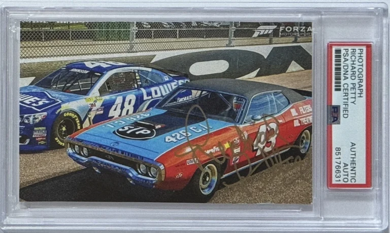 RICHARD PETTY NASCAR VINTAGE SIGNED PHOTOGRAPH AUTOGRAPH PSA DNA COA PICTURE