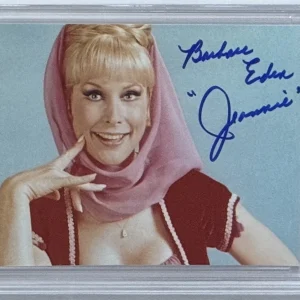Barbara Eden SIGNED I Dream Of Jeannie TV Show Photograph PSA DNA COA Certified