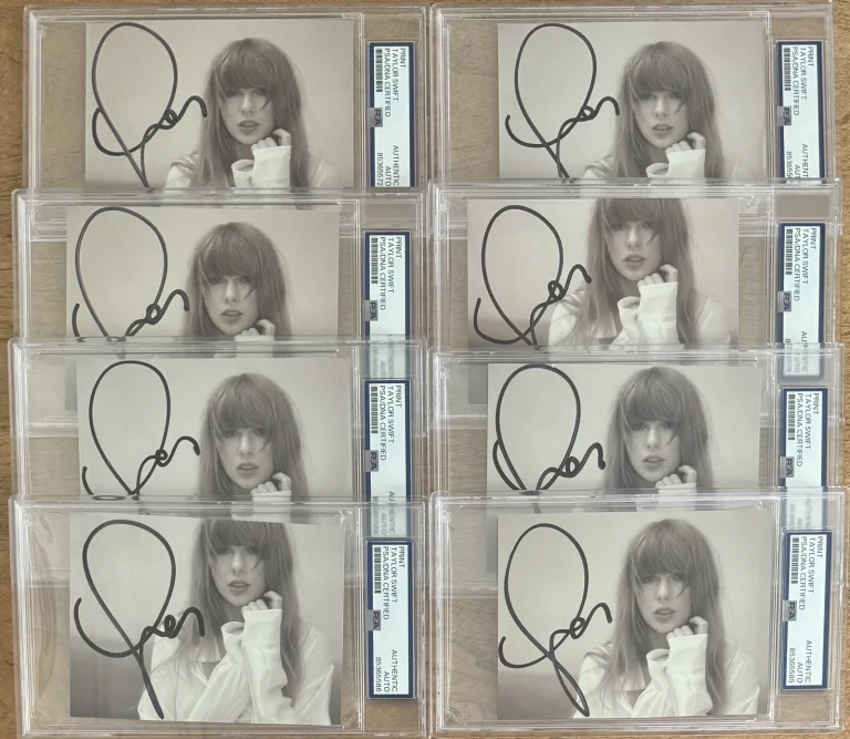 Signed TAYLOR SWIFT Autograph Tortured Poets Photograph PSA DNA COA AUTHENTIC