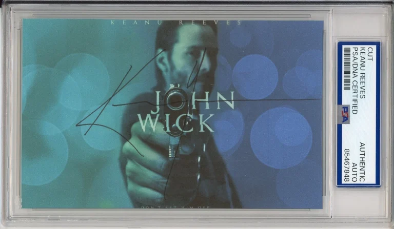 SIGNED Keanu Reeves John Wick Photograph Print PSA DNA CERTIFIED COA Autographed