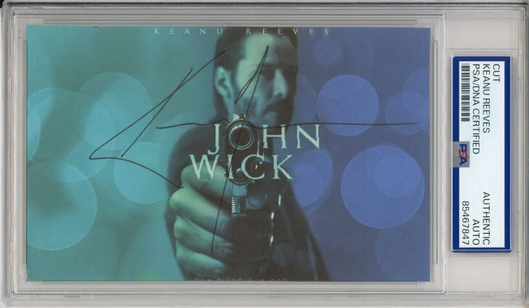 Keanu Reeves SIGNED John Wick Photograph Print PSA DNA CERTIFIED COA Autograph
