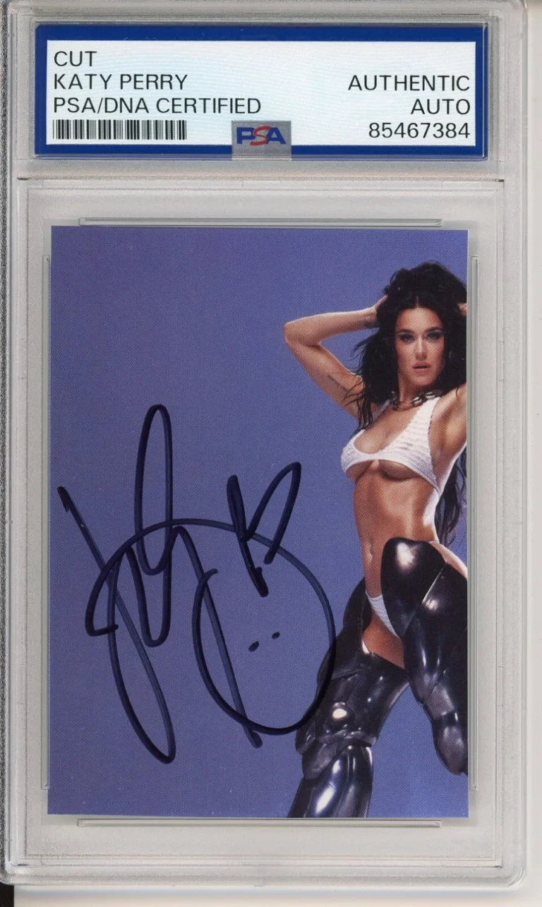 Katy Perry SIGNED & HEART SEXY 143 Album Photograph PSA DNA COA AUTOGRAPHED