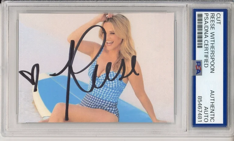 Reese Witherspoon SEXY Swimsuit SIGNED Photograph Cut PSA DNA COA Autographed