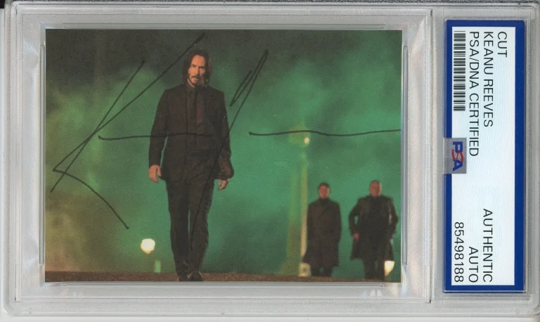 SIGNED Keanu Reeves John Wick Cut Signature Photograph PSA DNA COA Autographed