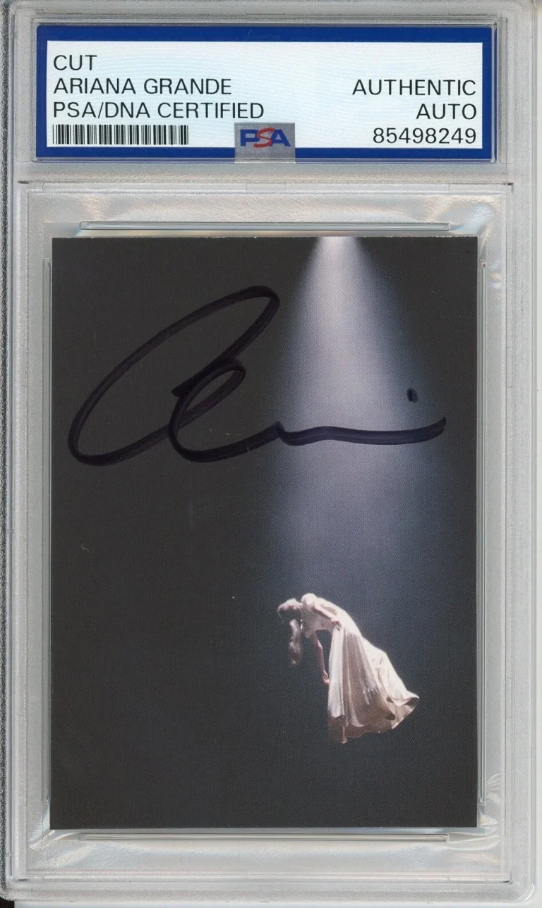 Ariana Grande SIGNED Eternal Sunshine Deluxe Floating Photograph Cut PSA DNA COA