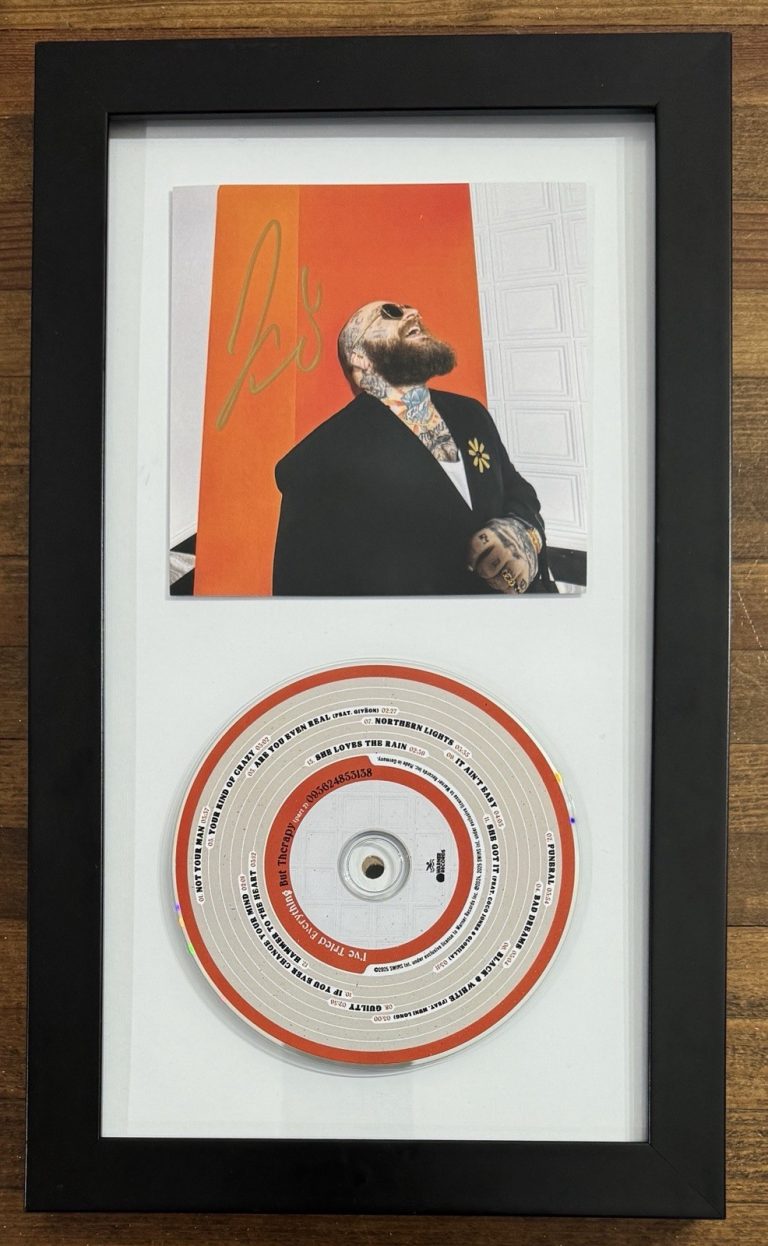FRAMED Teddy Swims SIGNED I’ve Tried Therapy Album Photograph & CD PSA DNA COA