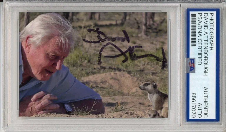 DAVID ATTENBOROUGH SIGNED PHOTOGRAPH AUTOGRAPHED PSA DNA COA Planet Earth TV