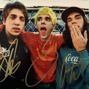 WATERPARKS BAND SIGNED 8x10 PHOTO AWSTEN KNIGHT AUTOGRAPH AUTHENTIC COA