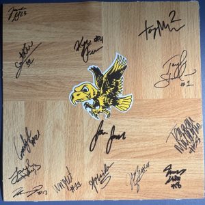2025-26 IOWA WOMEN’S BASKETBALL SIGNED TEAM FLOORBOARD 12x12 AUTOGRAPH COA
