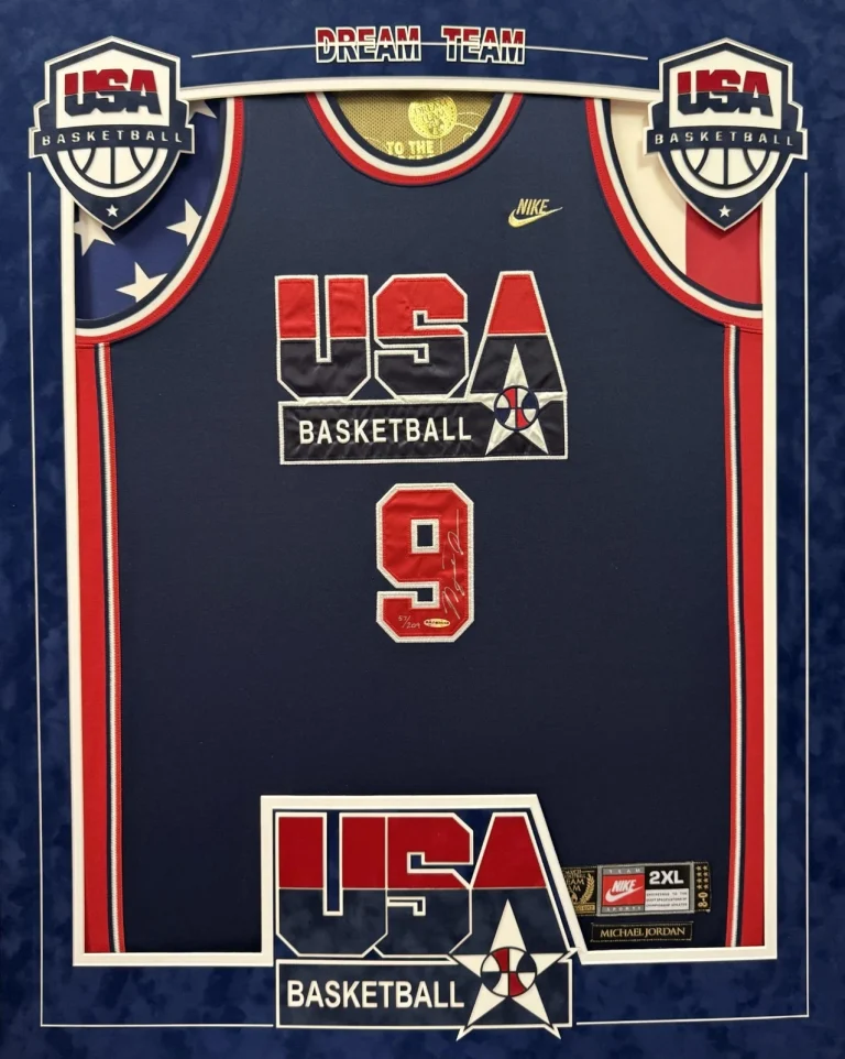 Michael Jordan Signed 1992 Team USA Dream Team Olympics Nike Jersey UDA PSA BAS