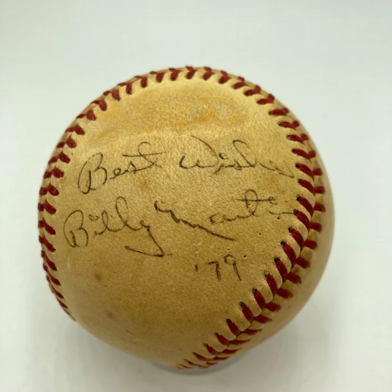 Billy Martin Signed 1979 Vintage Baseball JSA COA