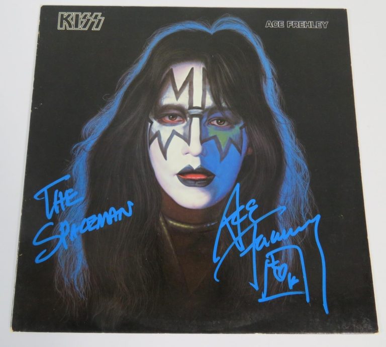 Ace Frehley KISS Signed Autograph Auto 