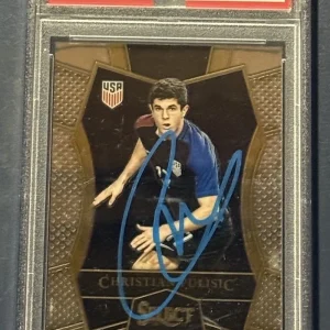 2016 Christian Pulisic Signed Auto Panini Select #150 Rookie Card RC USMNT PSA