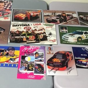 Huge Lot Of (22) NASCAR Signed Autographed Photos