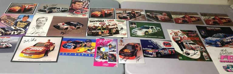 ​Huge Lot Of (22) NASCAR Signed Autographed Photos