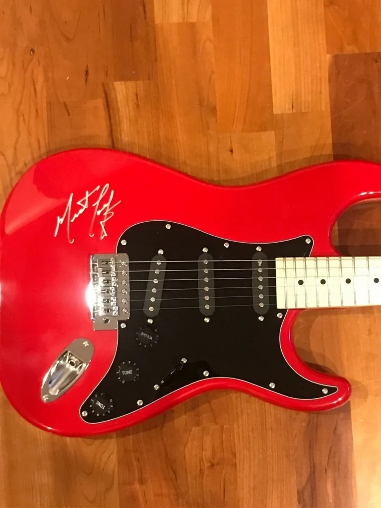 * MEAT LOAF * signed electric guitar * BAT OUT OF HELL * EXACT PROOF * 2
