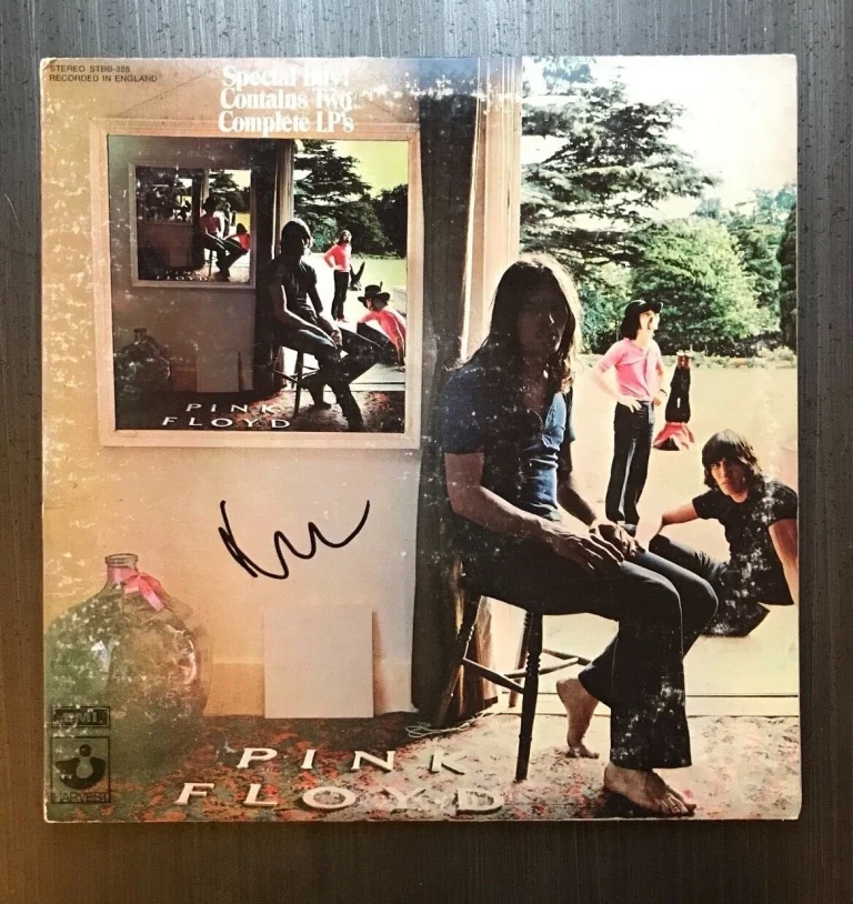 * NICK MASON * signed autographed vinyl album * PINK FLOYD * 1