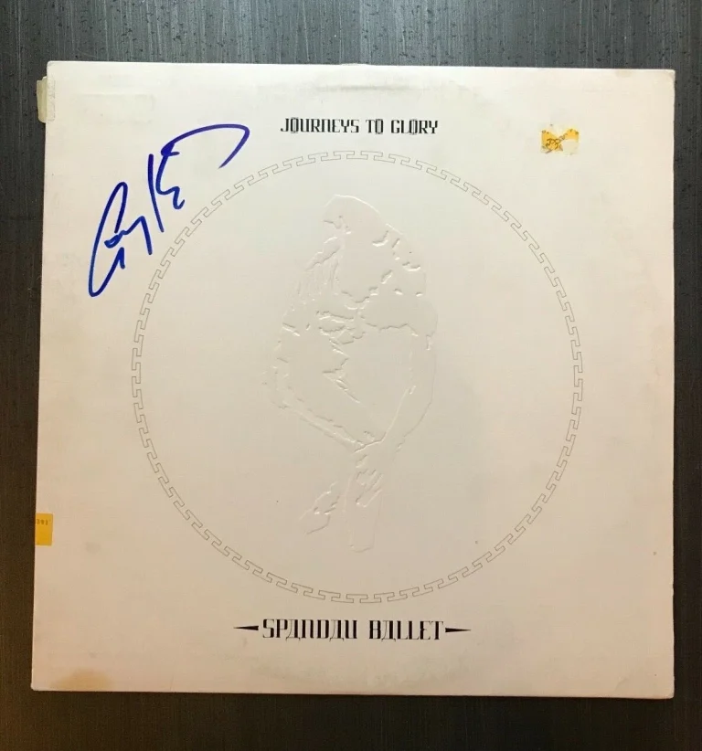 * GARY KEMP * signed vinyl album * SPANDAU BALLET * JOURNEYS TO GLORY * 1