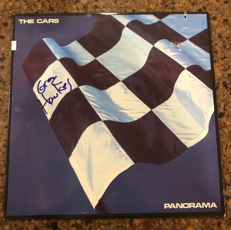 * GREG HAWKES * signed autographed vinyl album * PANORAMA * THE CARS * 1