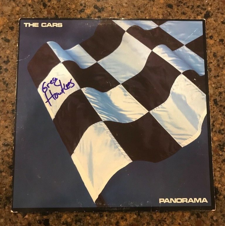 * GREG HAWKES * signed autographed vinyl album * PANORAMA * THE CARS * 3