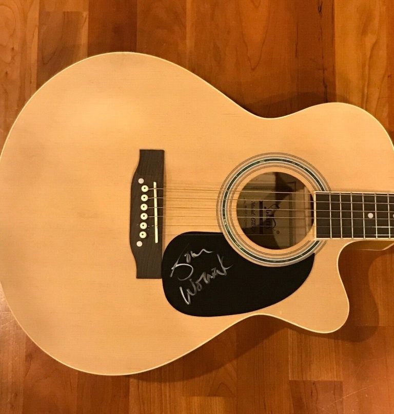 * JOHN WOZNIAK * signed acoustic guitar * MARCY PLAYGROUND * SEX & CANDY * 1