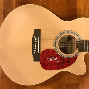 * CHRIS COLLINGWOOD * signed acoustic guitar *FOUNTAINS OF WAYNE* STACY"S MOM* 1