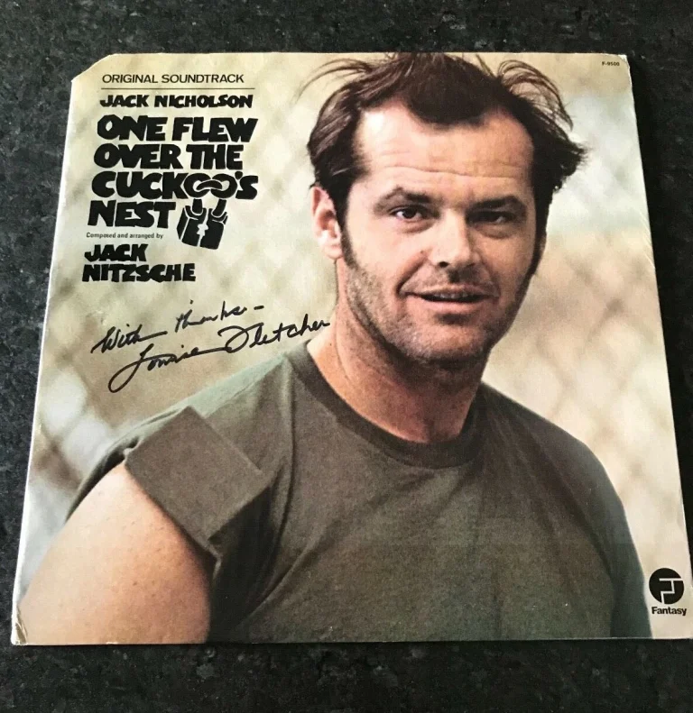 * LOUISE FLETCHER * SIGNED SOUNDTRACK ALBUM * ONE FLEW OVER THE CUCKOO”S NEST 1 COLLECTIBLE MEMORABILIA