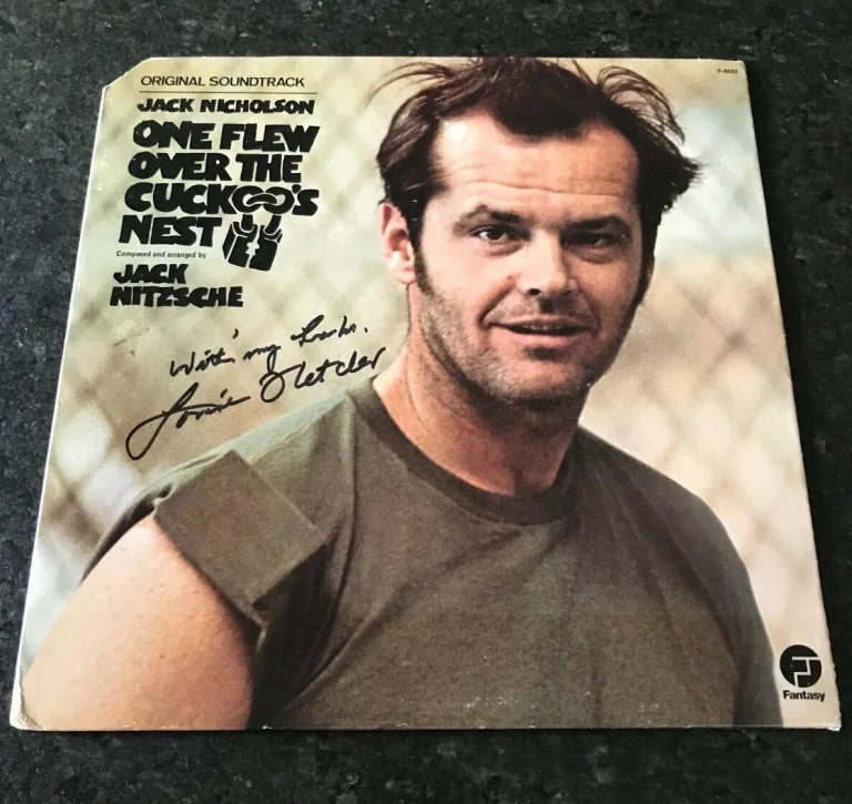 * LOUISE FLETCHER * signed soundtrack album * ONE FLEW OVER THE CUCKOO